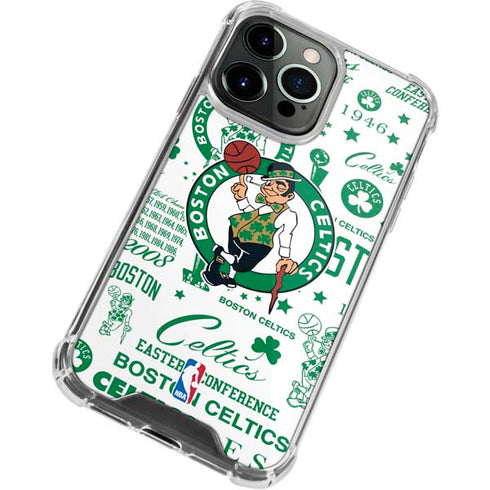NBA Boston Celtics Historic Blast iPhone 15 Pro Clear Case